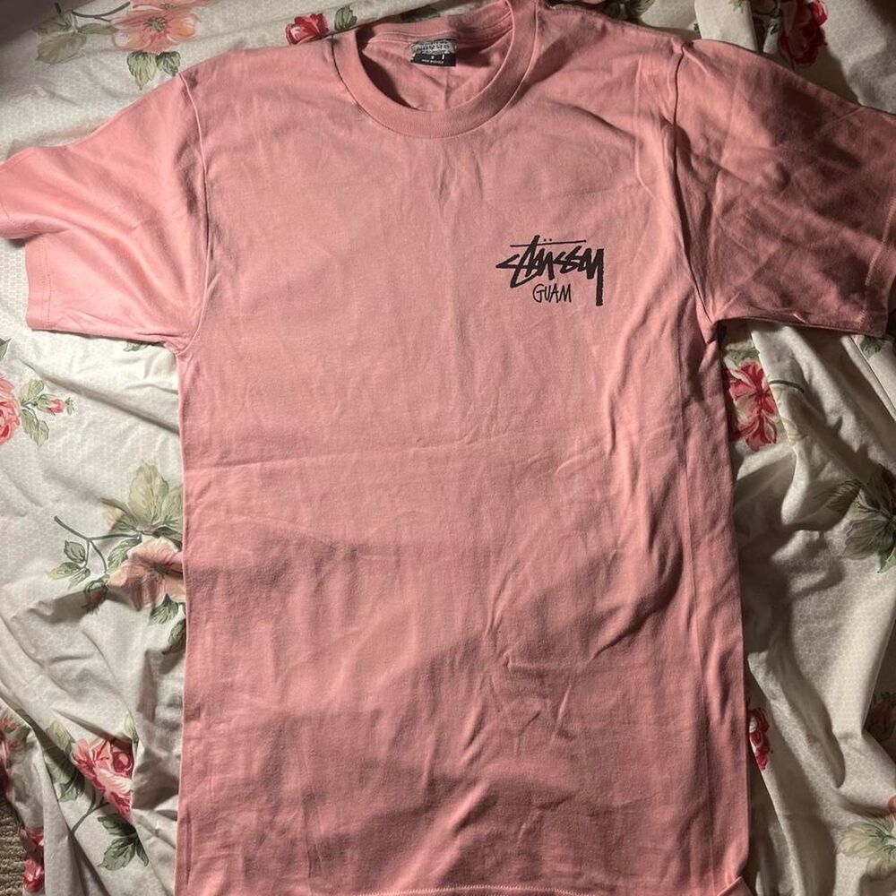 Stussy Men's Pink T-shirt
